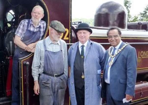 Ticket holders climbed aboard the first train to Risborough. PNL-160508-170050001