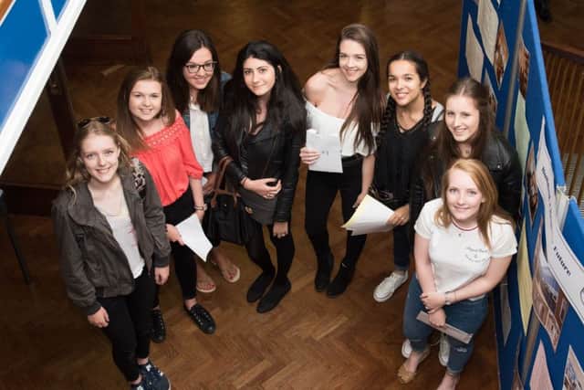 A Levels results day at Aylesbury High School