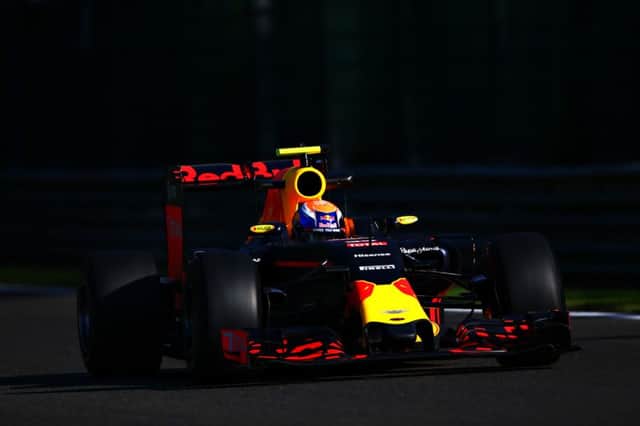 Max Verstappen top the times in Spa
