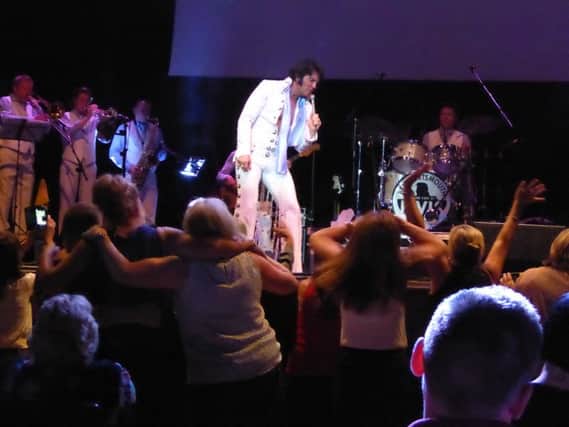Ben Portsmouth as Elvis. Picture copyright Heather Jan Brunt