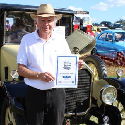 Ray Cobley with his 1927 Humber 14/40