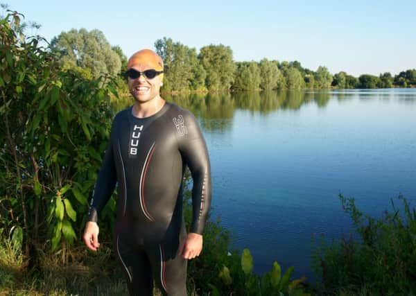 Sam Michel in training at Queenford Lakes.