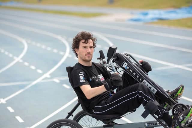 Johnny Beer from Aylesbury is competing in the first ever 'bionic Olympics' in Zurich