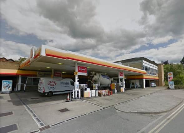 Google maps image of the Shell Garage