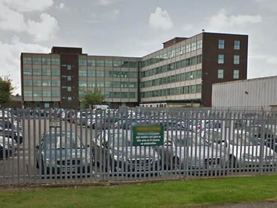 Travis Perkins headquarters in Lodge Way. Lodge Farm Industrial Estate. It is not believed any jobs at the headquarters are affected.