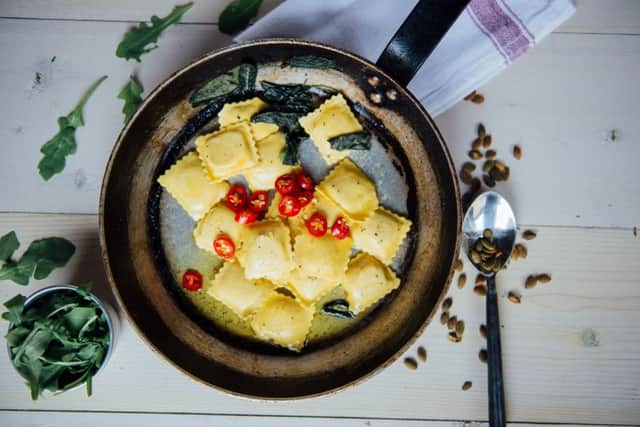 Pumpkin ravioli