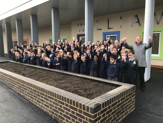 William Harding school pupils celebrate their Ofsted results