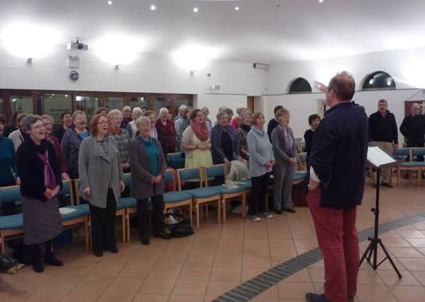 Aylesbury Choral Society rehearsal