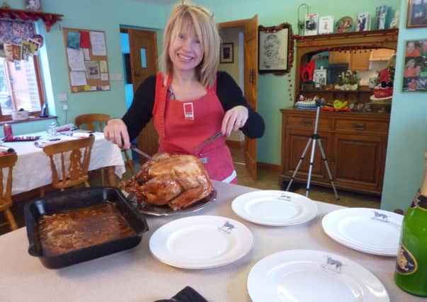 Farming Matters columnist Heather Jan Brunt serves up a traditional Christmas turkey.