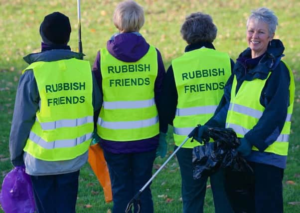 A group of so-called Rubbish Friends completed their first litter pick around Bedgrove Park
