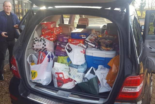 A host of items were donated for the St Mary's Church Christmas dinner
