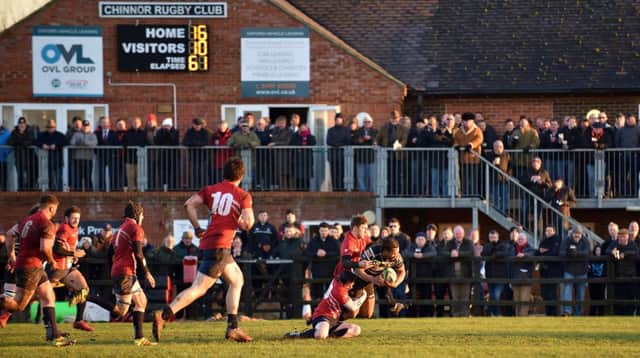 Action from Chinnor's win over Redingensians. Picture: Aaron Bayliss