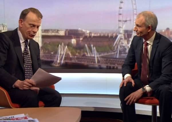 Aylesbury MP David Lidington is interviewed by the BBC's Andrew Marr