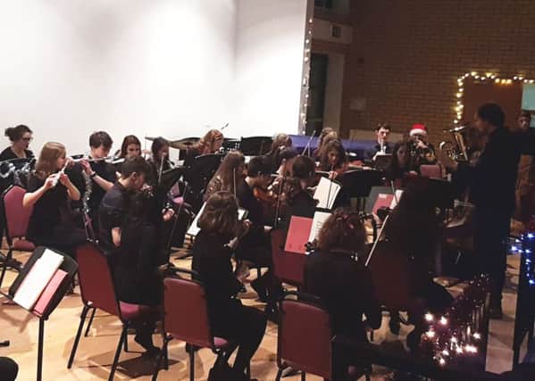 Aylesbury Youth Orchestra performing