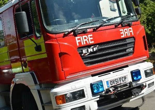 Firefighters were called to a blaze at a waste plant this morning