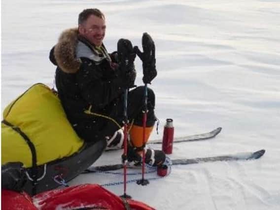 James Redden will be attempting a record breaking solo trek to the South Pole