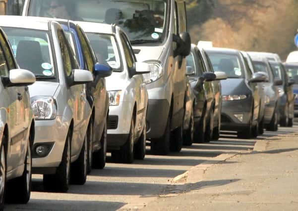 Editorial image of traffic congestion on the A41 in Aylesbury