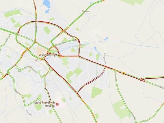 Aylesbury grinds to a halt after roadworks cause chaos