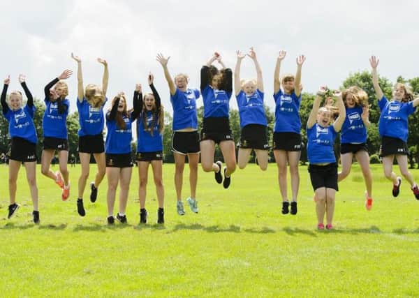 Image shows a team from this year's Bucks Schools Games, a fun event also organised by LEAP