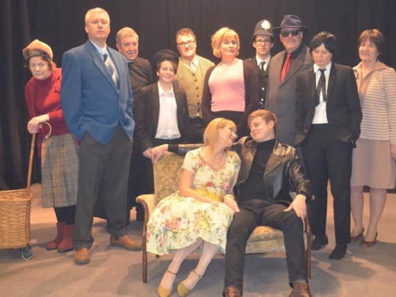The cast of One Man Two Guv'nors