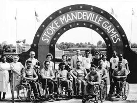 Historic photo of the Stoke Mandeville Games