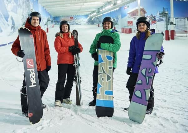 Photo ahead of FM Central's conference for businesses at The Snow Centre in Hemel Hempstead