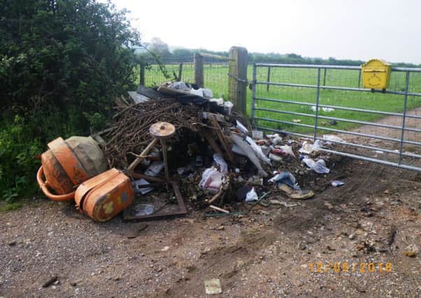 Waste dumped by John Keenan in Askett