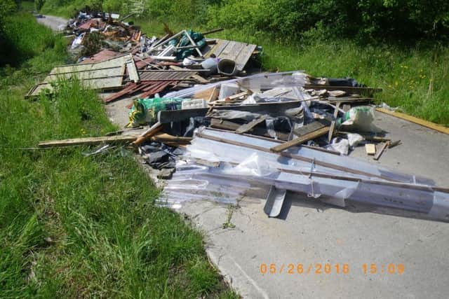 Waste dumped by John Keenan in Aston Clinton