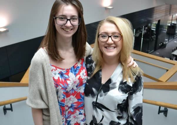 Sarah Hrycyk (right) has set up KAS Digital Insights with fellow student Katie Pink