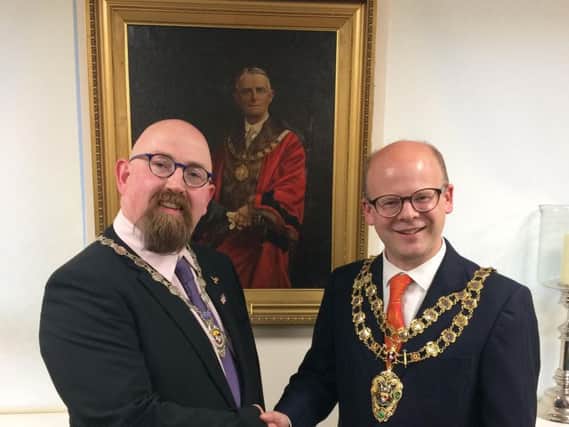 Meet new Aylesbury Town Mayor, Tom Hunter-Watts (Right)