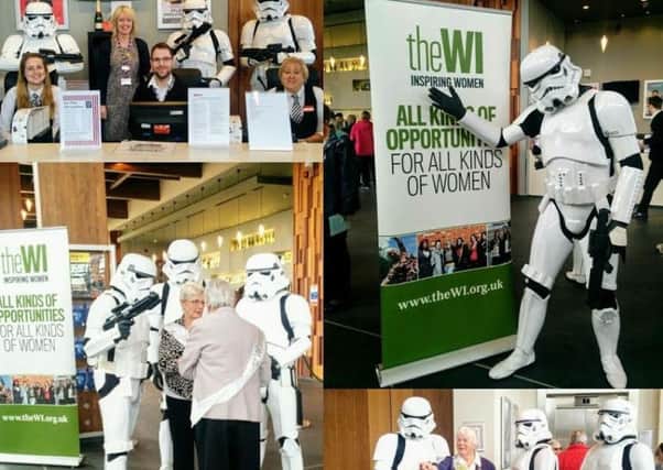 Stormtroopers made an appearance at the Bucks WI AGM at the Waterside in Aylesbury