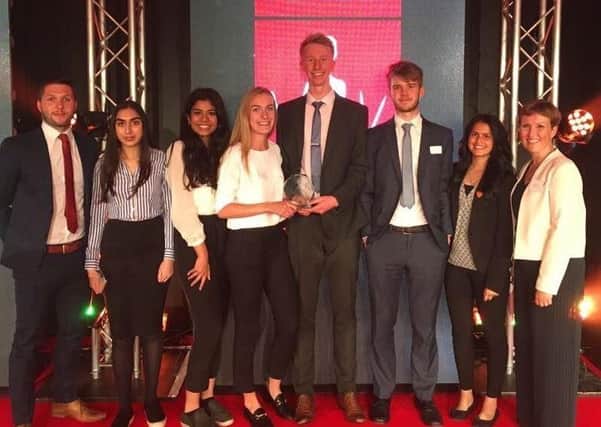 A team of students from the Royal Latin School in Buckingham took part in a business, accounting skills and enterprise competition