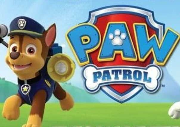 Paw Patrol soap warning