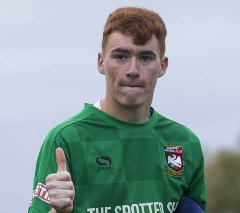 Young goalkeeper Isaac Richmond