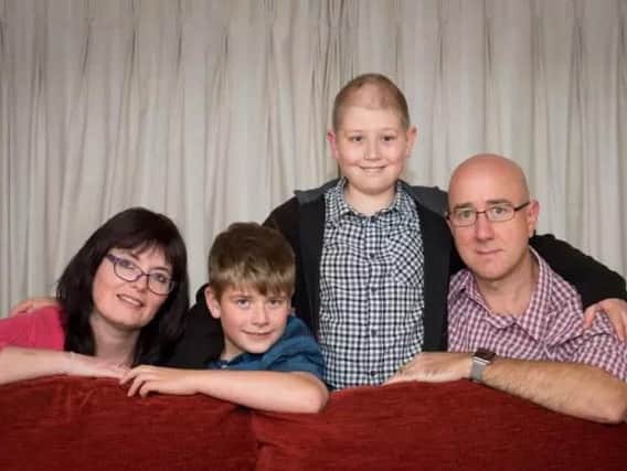 Ollie Gardiner, 12 who lives with his parents and brother Theo, 10, in Aston Clinton, was diagnosed with a brain tumour in 2015.