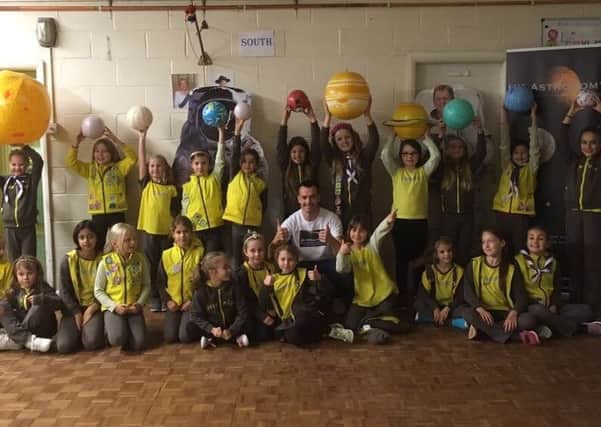 UK Astronomy during a recent teaching session with the 11th Aylesbury Brownies