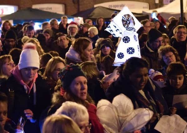 Thame's Christmas lights switch-on event in 2016